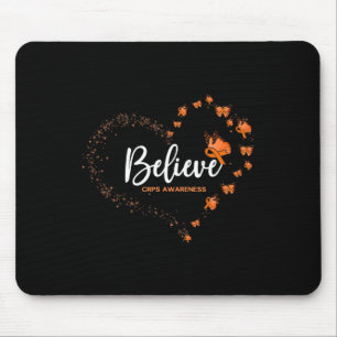 Crps Awareness Butterfly Believe Mouse Pad