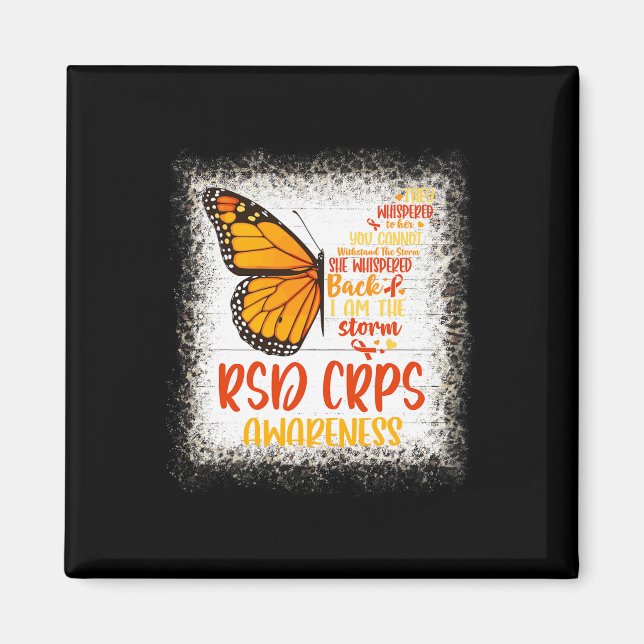 Crps Awareness Complex Regional Pain Syndrome Butt Magnet (Front)