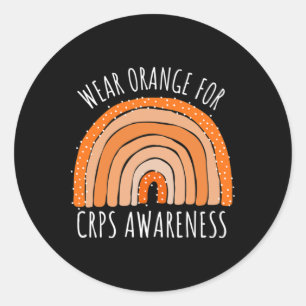 Crps Awareness Complex Regional Pain Syndrome Classic Round Sticker