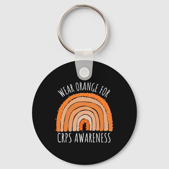 CRPS Awareness   Complex Regional Pain Syndrome  Key Ring (Front)