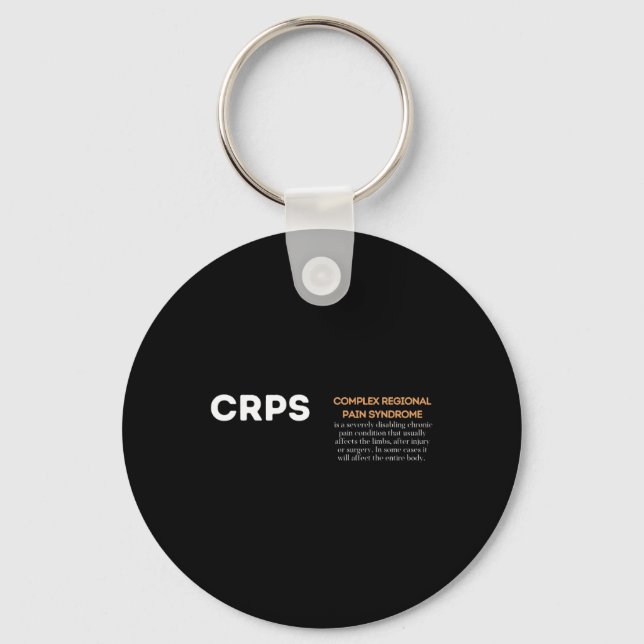 Crps Awareness - Complex Regional Pain Syndrome  Key Ring (Front)