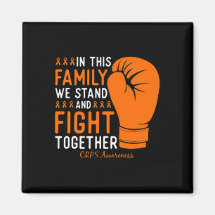 Crps Awareness Family Fight Support Boxing Glove Magnet