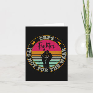 Crps Awareness Retro Fighter Warrior Idea Men Wome Card