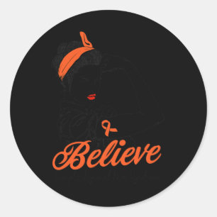 Crps Awareness Warrior Unbreakable Superhero Classic Round Sticker