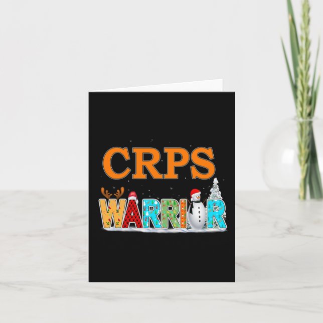 CRPS Complex Regional Pain Syndrome Awareness  Card (Front)