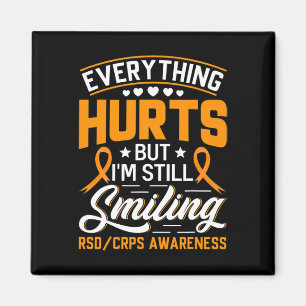 CRPS Complex Regional Pain Syndrome Awareness Nove Magnet