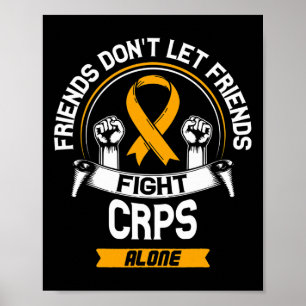 Crps Survivor Algodystrophy Awareness Ribbon Poster