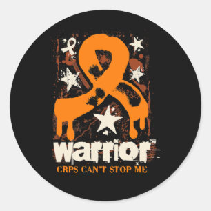Crps Warrior Complex Regional Pain Syndrome Awaren Classic Round Sticker