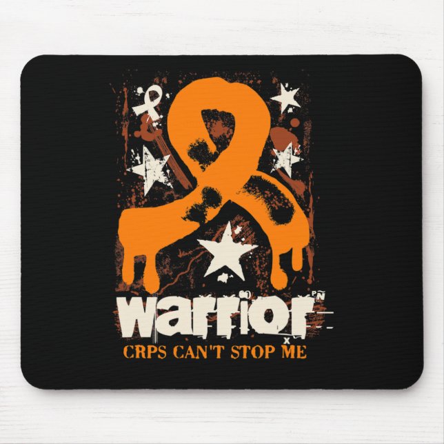 Crps Warrior Complex Regional Pain Syndrome Awaren Mouse Pad (Front)