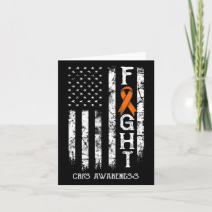 Crps Warrior Us Flag Rsd Crps Awareness Card