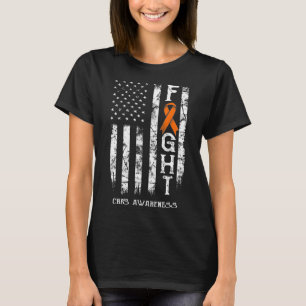 Crps Warrior Us Flag Rsd Crps Awareness T-Shirt