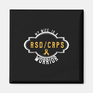 Crpsrsd Awareness Orange Ribbon Tee Gift For Wife Magnet
