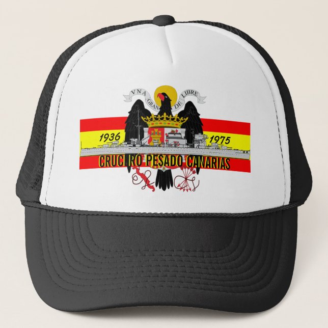 CRUCERO PESADO CANARIAS TRUCKER HAT (Front)