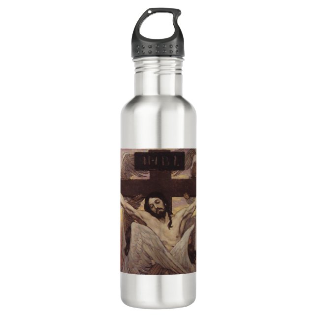 Crucified Christ 710 Ml Water Bottle (Front)