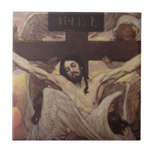 Crucified Christ Tile
