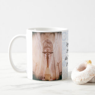 Crucifix behind the altar of the Batalha Monastery Coffee Mug