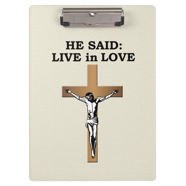 Crucifix Clipboard (Front)