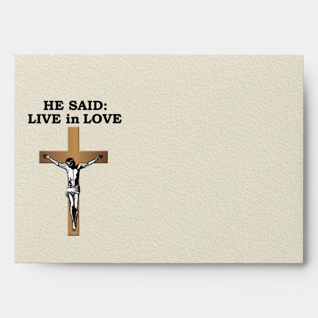 Crucifix Envelope (Front)