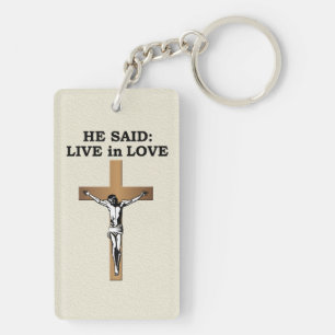 Crucifix Key Ring