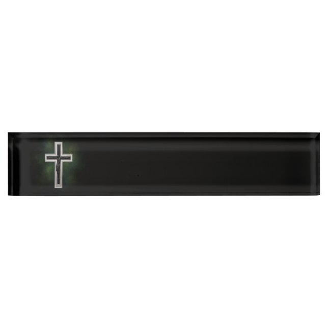 Crucifix Nameplate (Front)