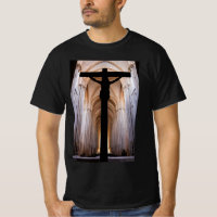 Crucifix with Jesus Christ. Gothic Alcobaca Abbey