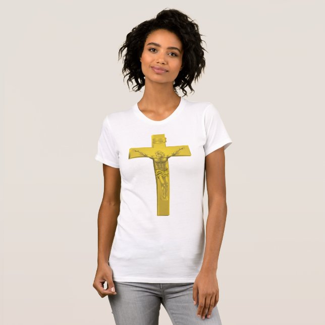 Crucifix Womens T-Shirt (Front Full)