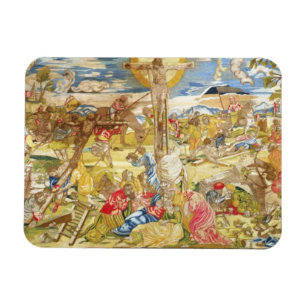 Crucifixion, 1609 (embroidery) magnet