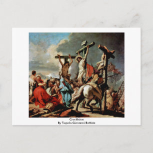 Crucifixion By Tiepolo Giovanni Battista Postcard