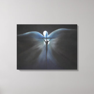 Crucifixion of Christ with the Holy Spirit Canvas Print