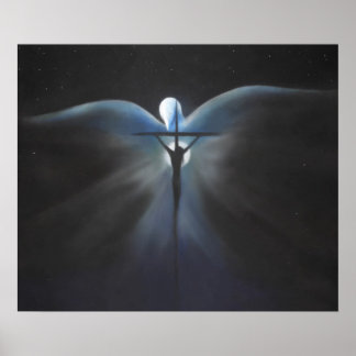 Crucifixion of Christ with the Holy Spirit Print