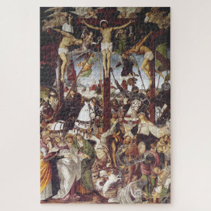 Crucifixion of Jesus by Gaudenzio Ferrari Jigsaw Puzzle
