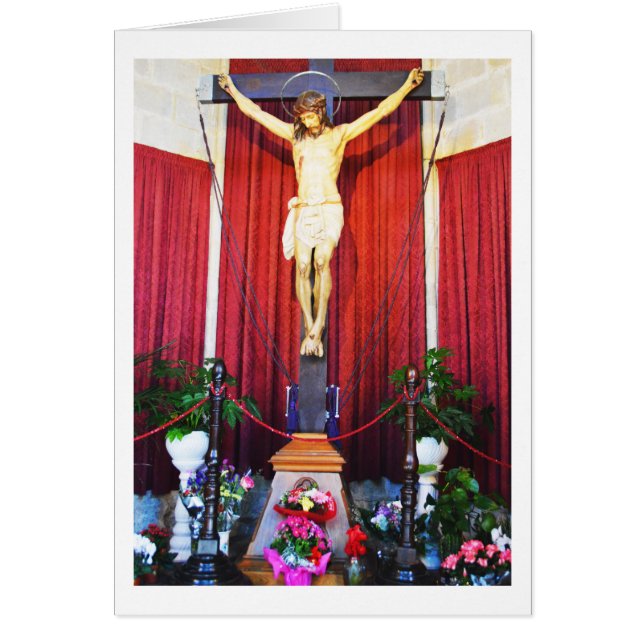 Crucifixion of Jesus card (Front)