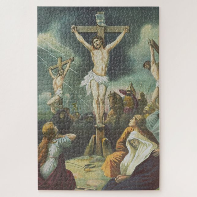 Crucifixion of Jesus Christ Jigsaw Puzzle (Vertical)