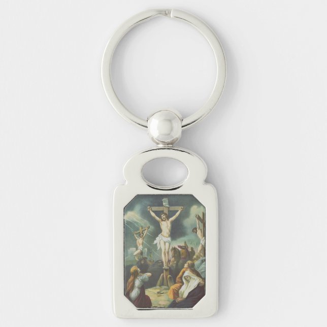 Crucifixion of Jesus Christ Key Ring (Front)