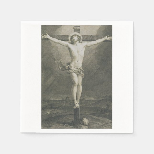 Crucifixion of Jesus Christ Napkin (Front)