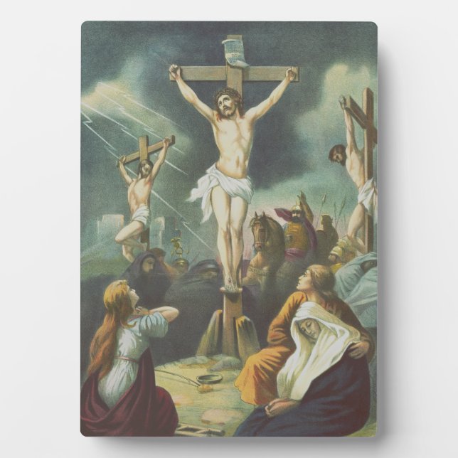 Crucifixion of Jesus Christ Plaque (Front)