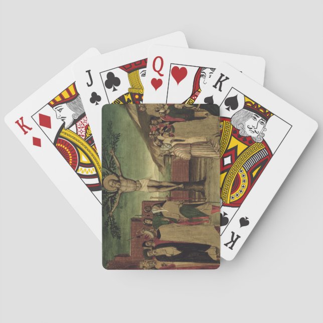 Crucifixion of St. Andrew Playing Cards (Back)