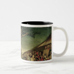 Crucifixion of St. Andrew Two-Tone Coffee Mug