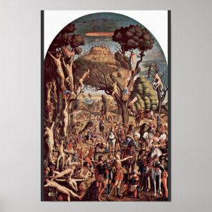 Crucifixion Of The Ten Thousand On Mount Ararat Poster