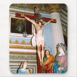 Crucifixion religious mouse pad