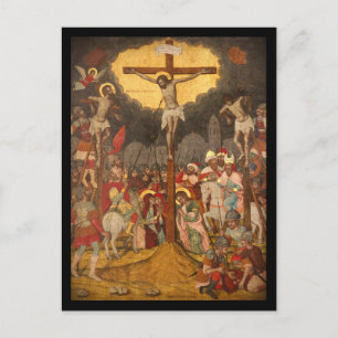 Crucifixion Scene 1711 Postcard