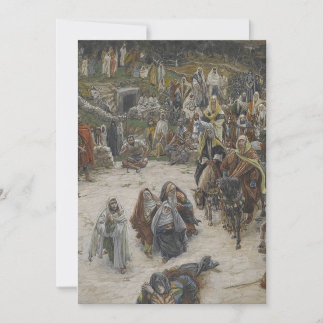 crucifixion seen from the cross James Tissot Invitation (Front)