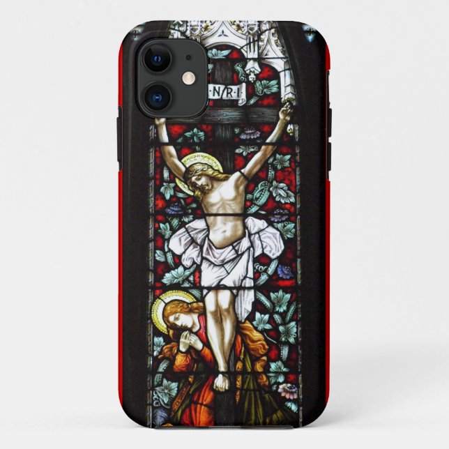 Crucifixion (Stained Glass) Case (Back)