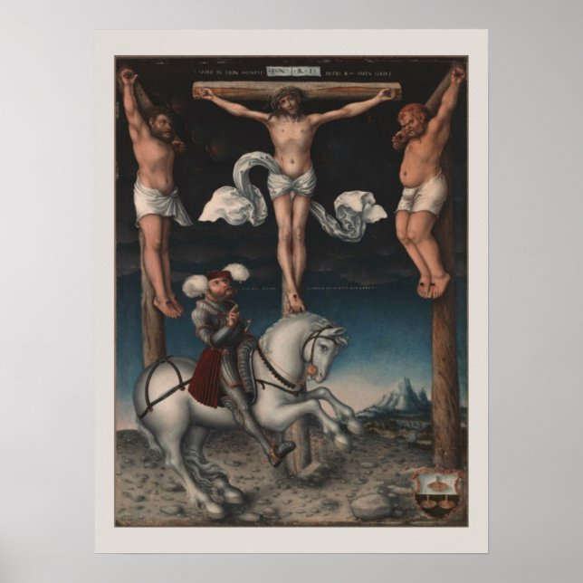 Crucifixion with Converted Centurion Poster (Front)