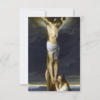 Crucifixion with Mary Magdalene Kneeling by Hayez