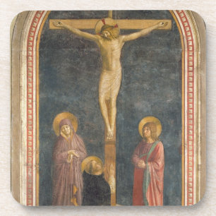 Crucifixion with the Virgin, SS. John the Evangeli Coaster