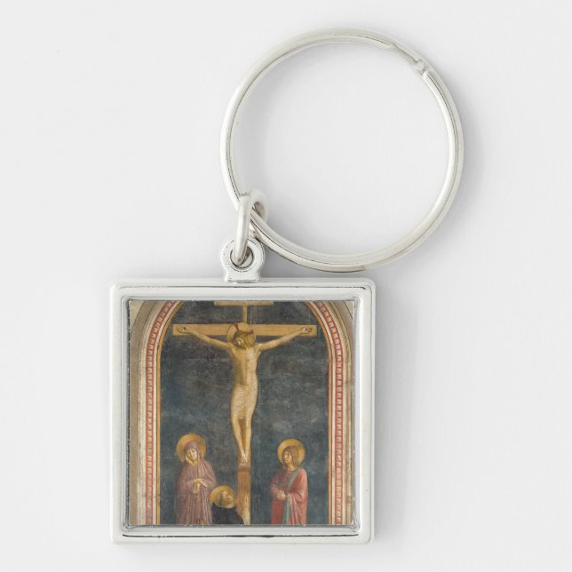 Crucifixion with the Virgin, SS. John the Evangeli Key Ring (Front)