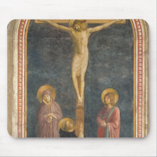 Crucifixion with the Virgin, SS. John the Evangeli Mouse Pad