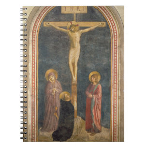 Crucifixion with the Virgin, SS. John the Evangeli Spiral Notebook