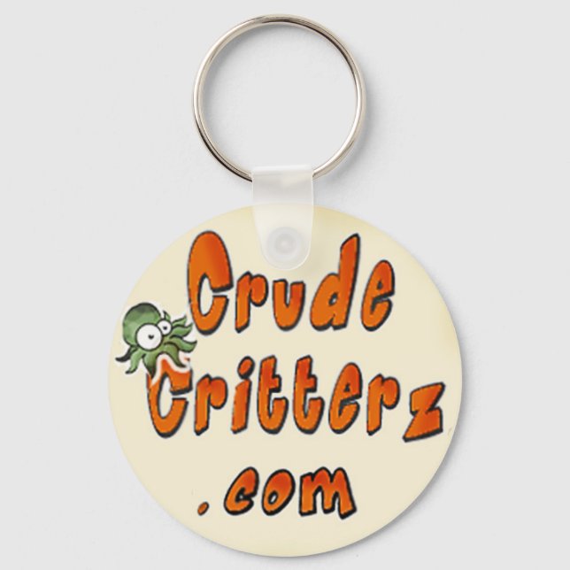 Crude Critterz Keychain (Front)